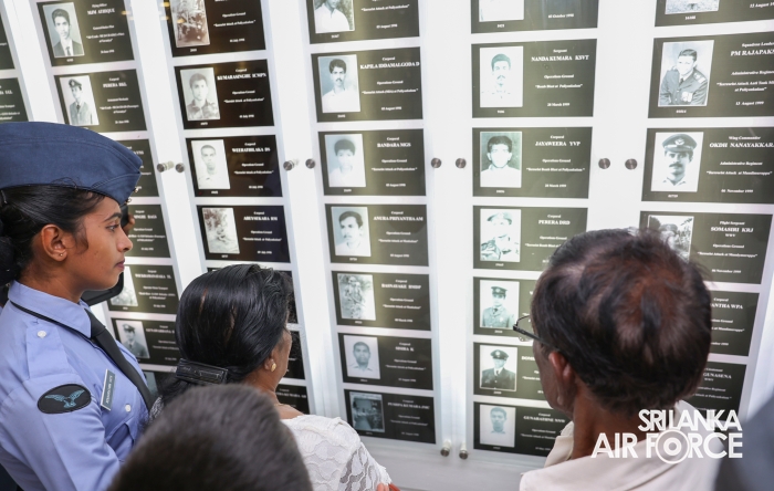 SLAF FALLEN WAR HEROES HONOURED AT THE WAR HEROES MONUMENT SLAF TRADE TRAINING SCHOOL, EKALA